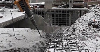 Демонтаж монолитного перекрытия в Новомосковске - Профессиональная разборка от 824 руб.