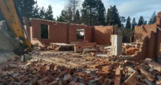 Демонтаж 1 этажного дома Новомосковск, цена от 1596 руб.