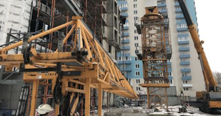 Демонтаж башенного крана в Новомосковске - услуги по демонтажу от Сварной-Нвм от 1544 руб.