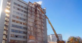 Демонтаж многоэтажного дома Новомосковск, цена от 3655 руб.