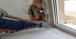 Демонтаж окон в Новомосковске: цена от 1544 руб. - Сварной-Нвм